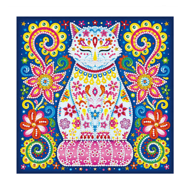 Cat 30x30cm - Glow in the Dark Diamond Painting
